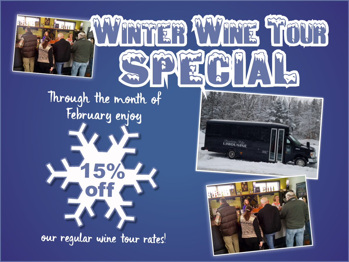 Winter Wine Tour Special! Susquehanna Valley Limousine and Taxi